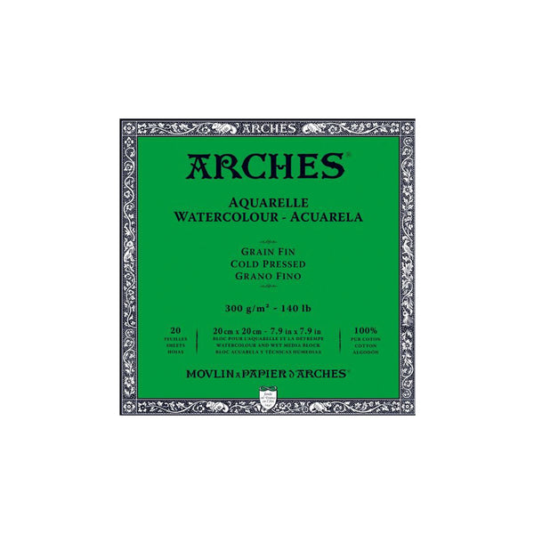 Arches Bloc papier aquarelle 300g/m², fourniture pas cher