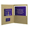 Chemise à pochettes jumelées Earthwise - 100% fabriquée en matière recyclée post-consommation - Studio d'art Shuffle