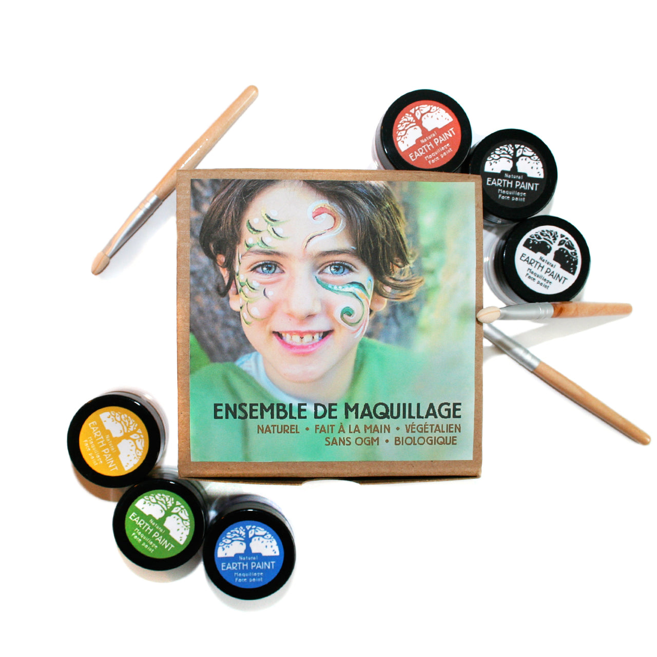 Kit pinceaux de maquillage Natural Earth Paint®