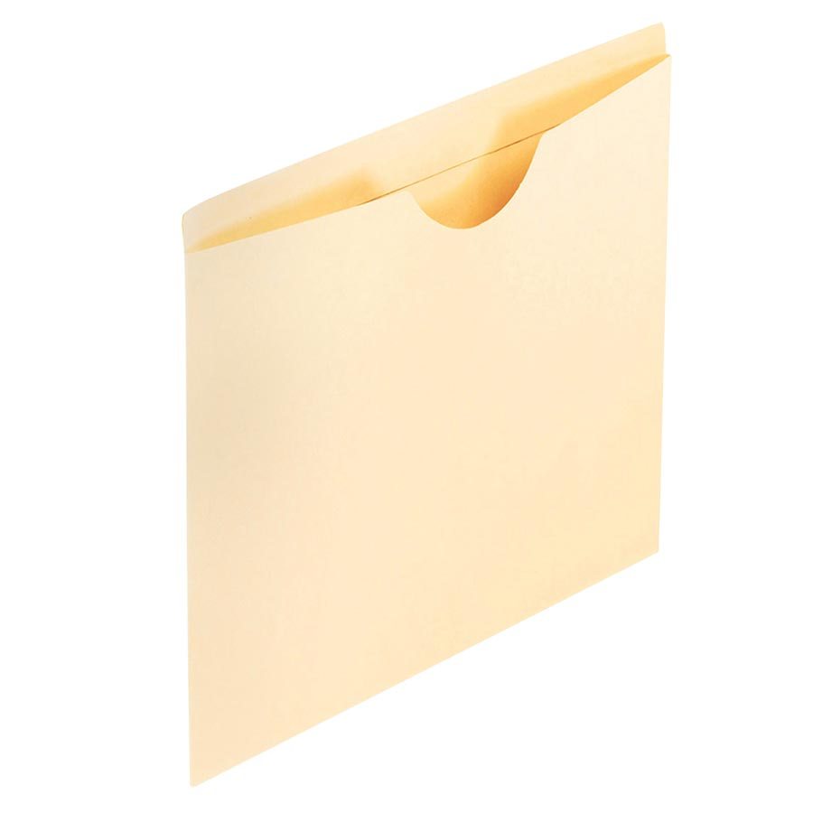 Chemise pochette en papier manille renforcé / Format lettre
