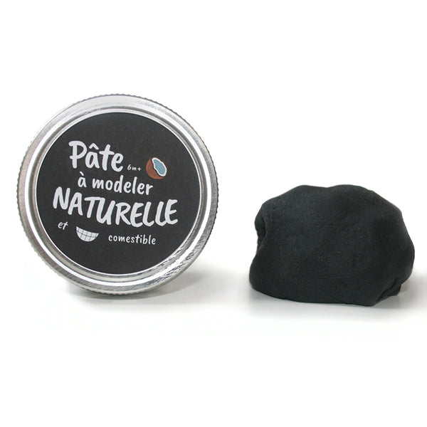 Pâte à modeler naturelle / Noir de noix de coco calcinée - Studio d'art Shuffle