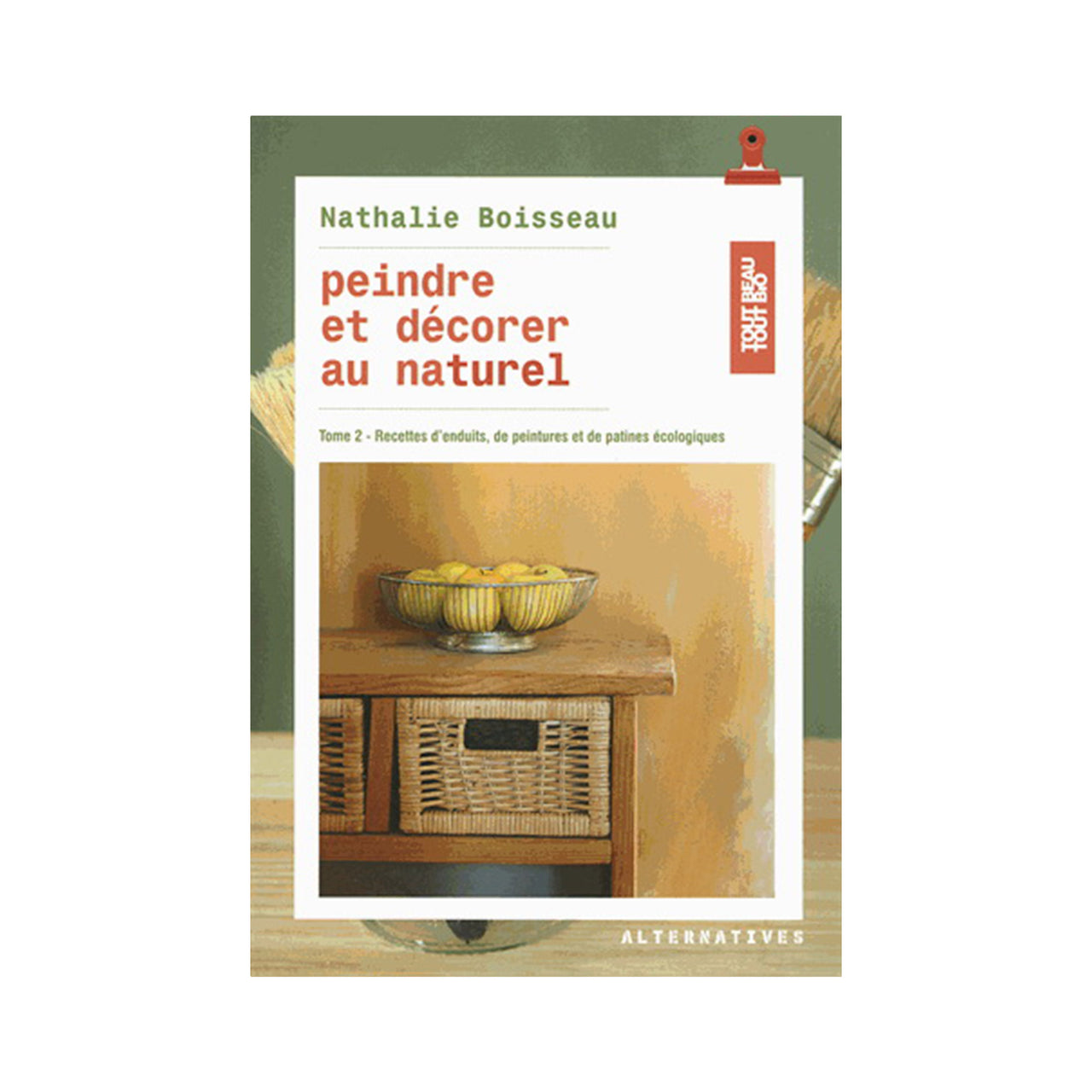 Peindre et décorer au naturel tome 2 : recettes d'enduits, de peintures et de patines écologiques - Studio d'art Shuffle