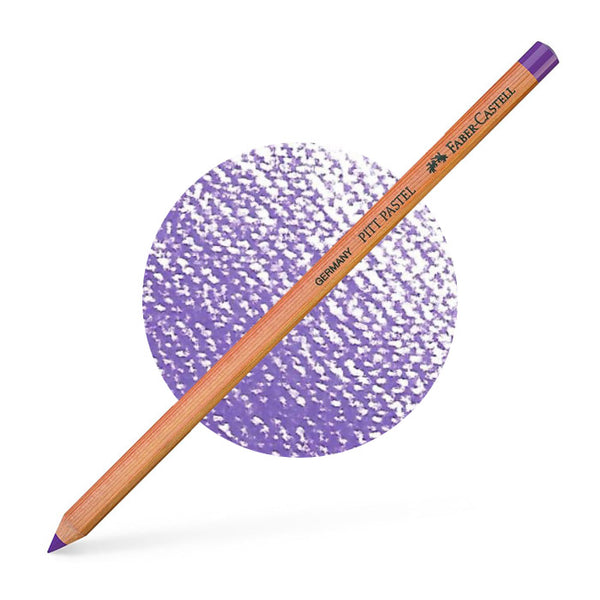 Crayon PITT pastel de Faber-Castell. Couleur violet 138. Produit fabriqué en bois FSC et certifié carboneutre. - Vendu par le Studio d'art Shuffle