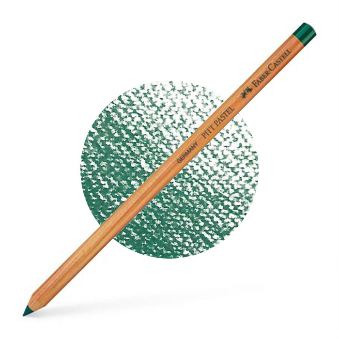 Crayon PITT pastel de Faber-Castell. Couleur vert hooker 159. Produit fabriqué en bois FSC et certifié carboneutre. - Vendu par le Studio d'art Shuffle