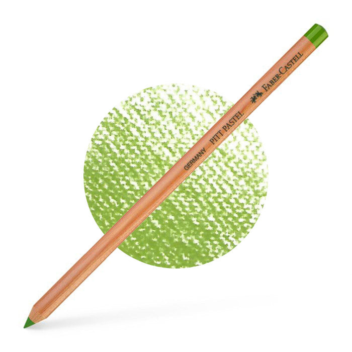 Crayon PITT pastel de Faber-Castell. Couleur terre verte jaunâtre 168. Produit fabriqué en bois FSC et certifié carboneutre. - Vendu par le Studio d'art Shuffle
