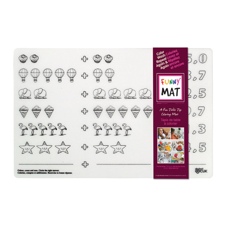 Tapis à colorier lavable Funny Mat ® / Additions - Studio d'art Shuffle
